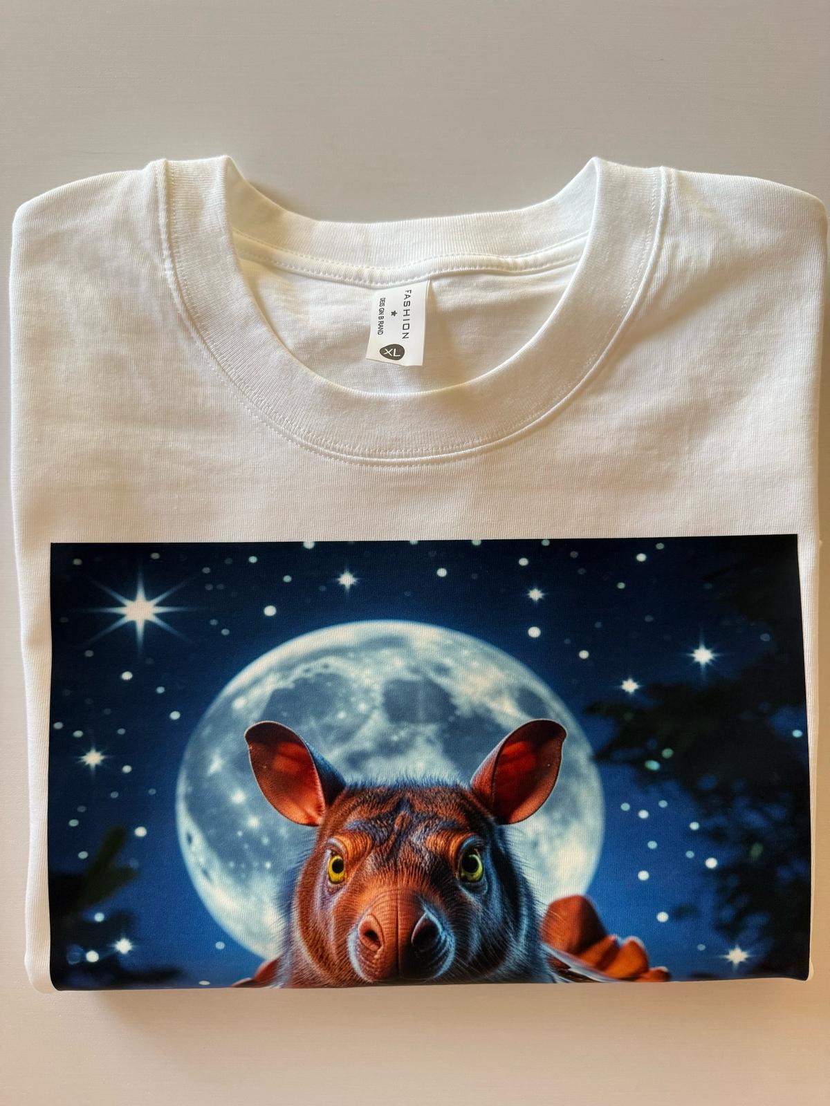 #10-XL- Nine-Banded Armadillo T-shirt White