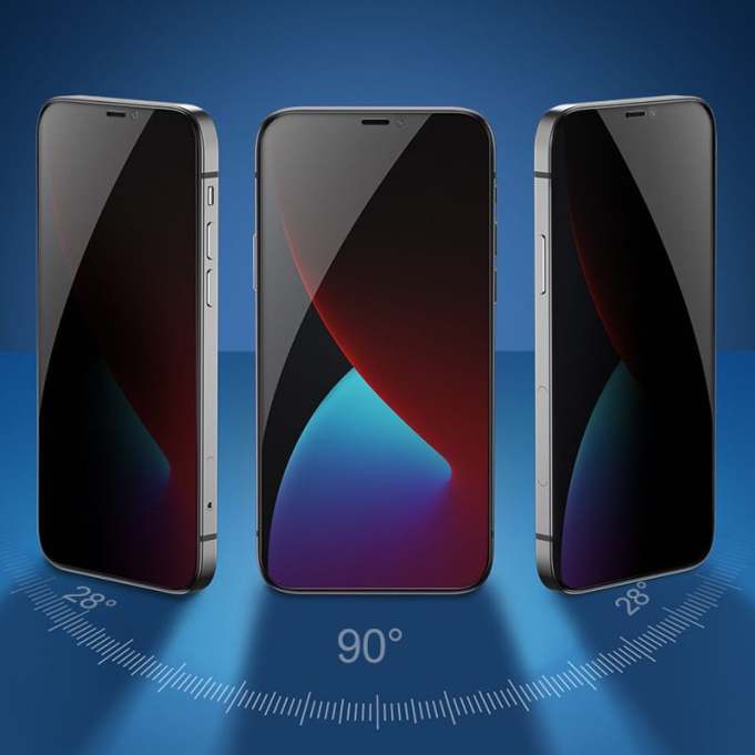 2x iPhone 15 14 13 12 Pro Max Plus, Anti Privacy Spy Phone Screen Protector Film