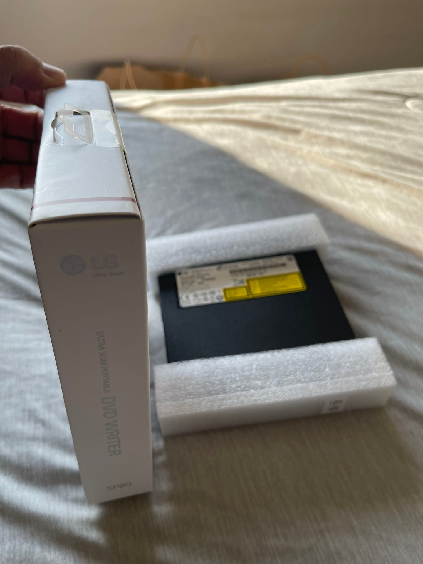 LG, Ultra Slim Portable DVD Writer Used once and kept in the box… Like new …