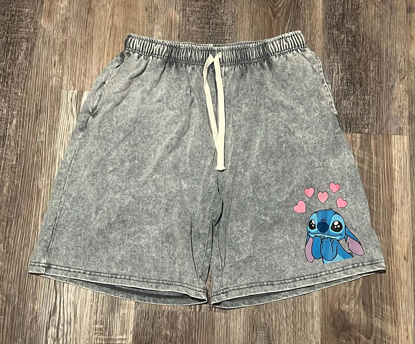 E#5130-XL-cotton 100%, super soft, super comfy, graphic shorts