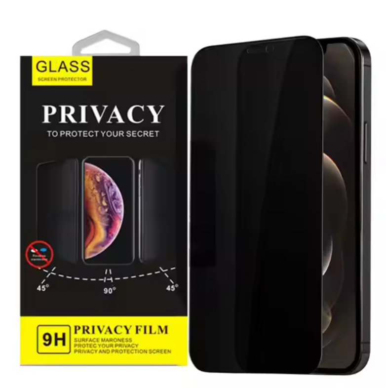 2x iPhone 15 14 13 12 Pro Max Plus, Anti Privacy Spy Phone Screen Protector Film