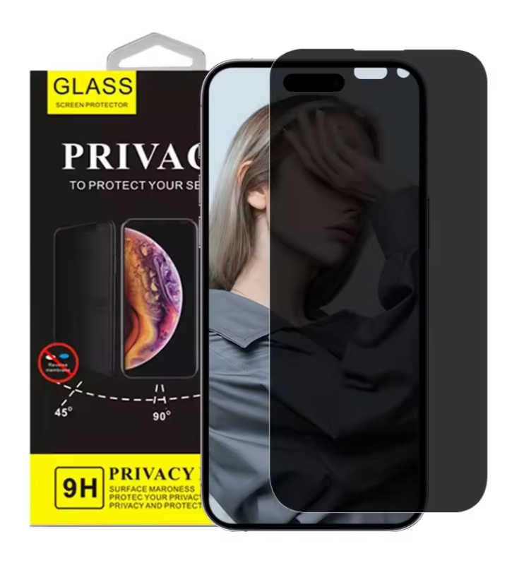 2x iPhone 15 14 13 12 Pro Max Plus, Anti Privacy Spy Phone Screen Protector Film