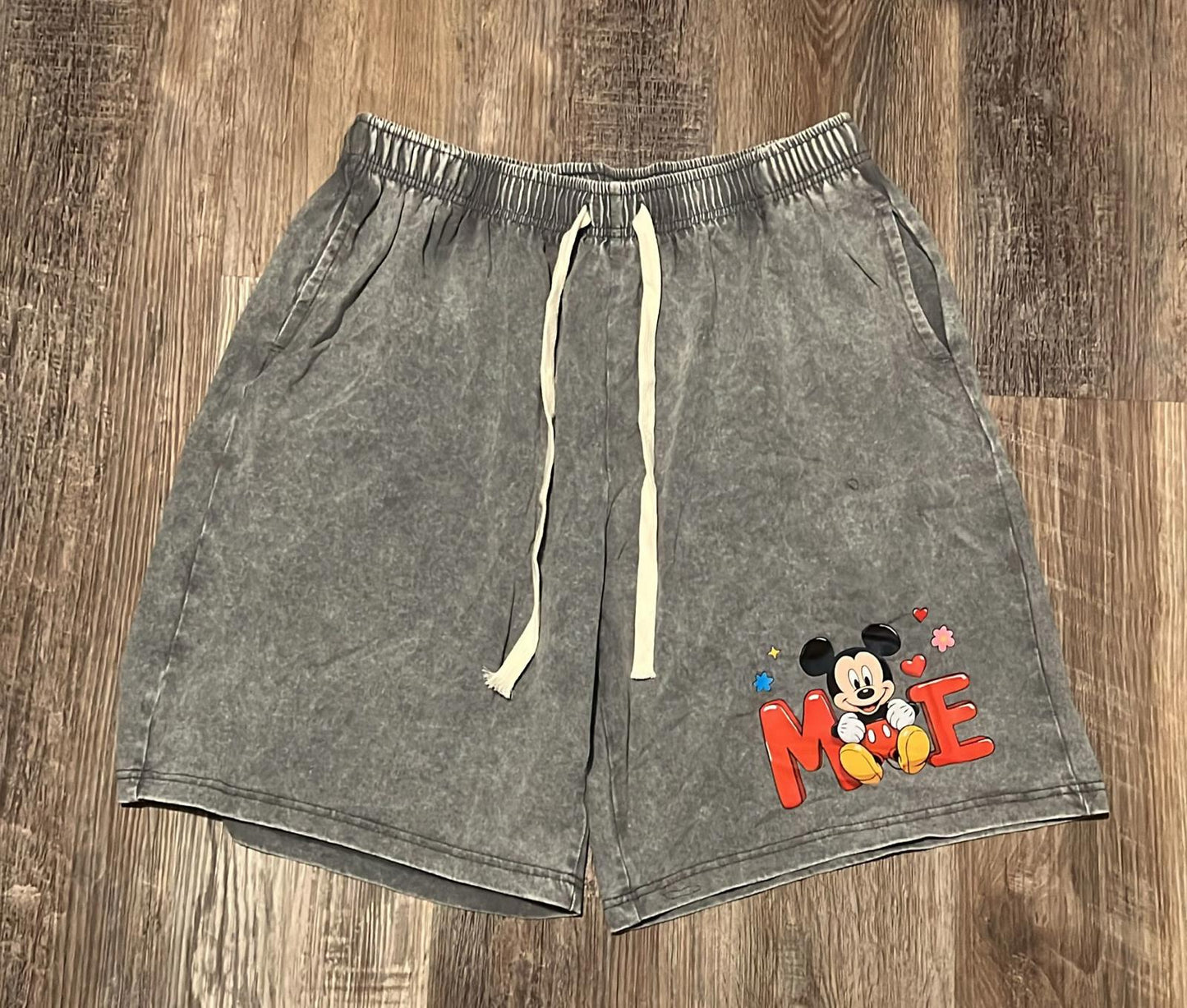 E#5142-XXL-cotton 100%, super soft, super comfy, graphic shorts