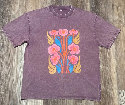 E#660-L-cotton 100%, super soft, super comfy, graphic tee