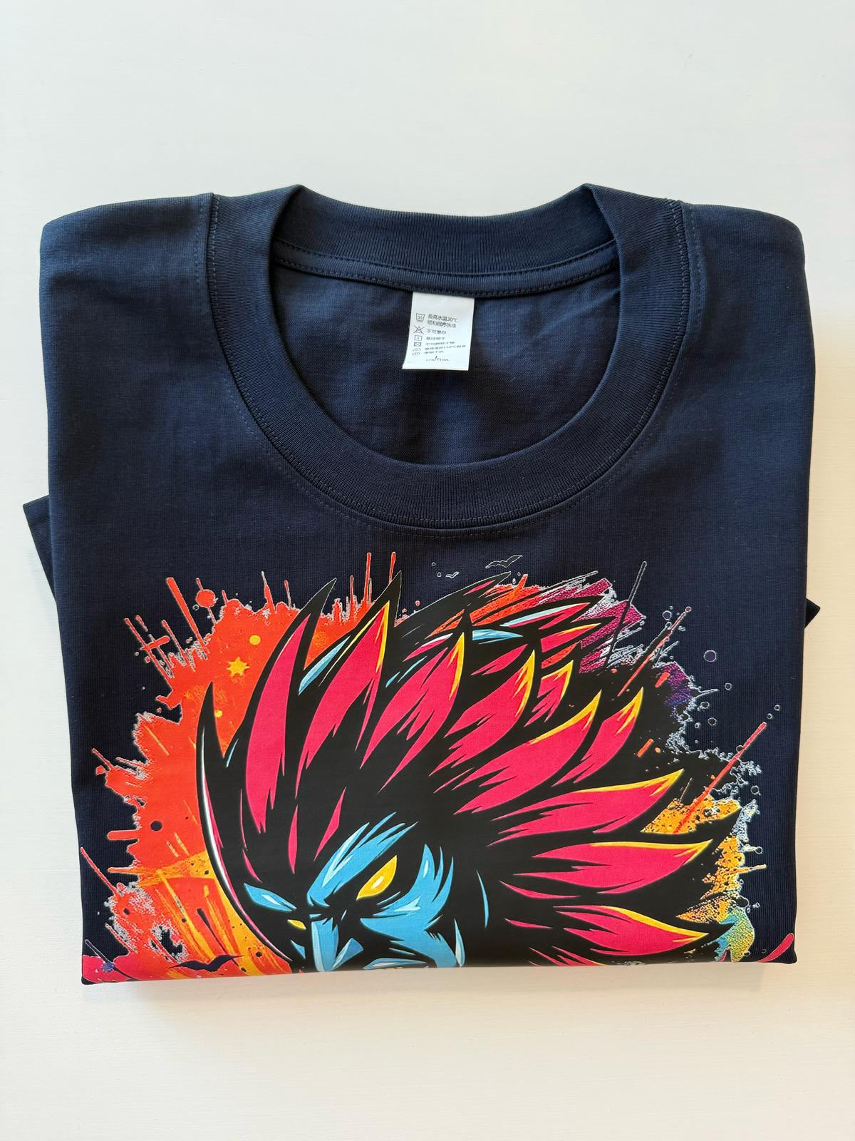 #4-M- Cotton 100% comfortable breathable T-shirt blue