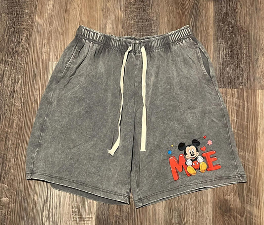 E#5142-XXL-cotton 100%, super soft, super comfy, graphic shorts