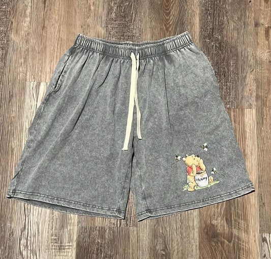 E#4146-XXL-cotton 100%, super soft, super comfy, graphic shorts, vintage