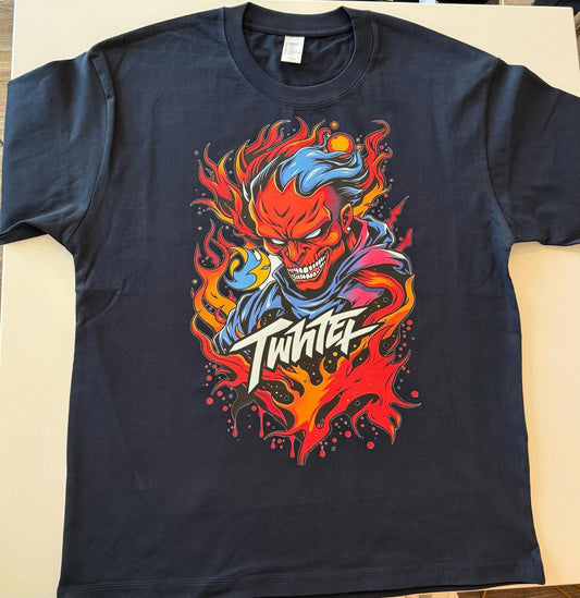 #1097-M- Cotton 100% comfortable breathable T-shirt Blue