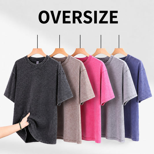 Wholesale Heavy Cotton T - Shirts ( 10 pcs)- Oversized