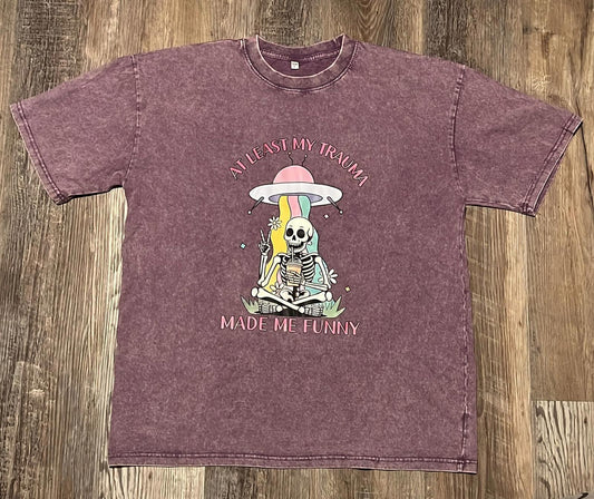E#516-L-cotton 100%, super soft, super comfy, graphic tee