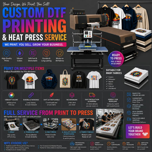 Your Design, We print, We Press, You Sell