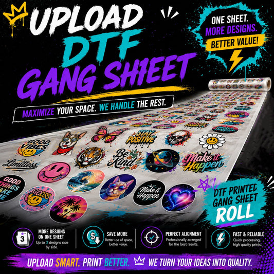 Upload DTF Gang Sheet